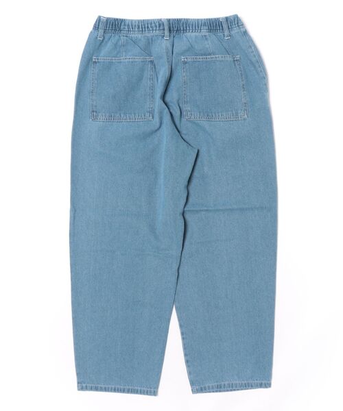 SITRY(シトリー)の「Wide Denim Easy Pants/ワイド デニムパンツ イージーパンツ スケーターパンツ(デニムパンツ・メンズ・ブルー/ブルー系その他/ブラック・LL/M/L)」の4枚目の写真