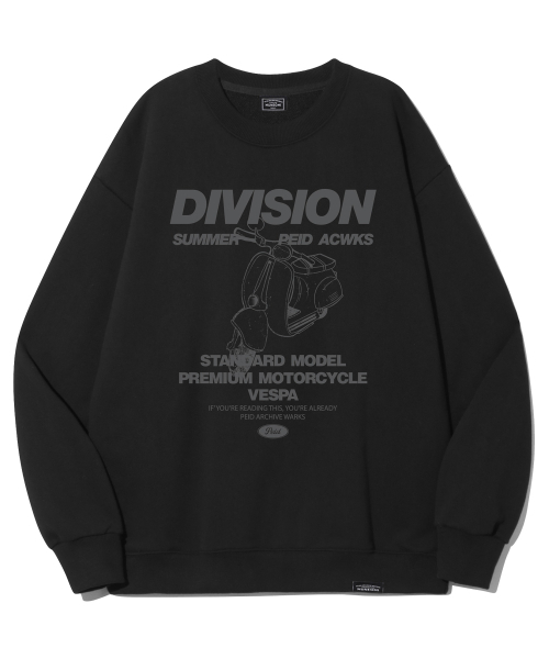 PEID(ペイド)の「PDディビジョン スウェット 2カラー(スウェット・レディース・ブラック/グレー・1/2/4/3/5)」の5枚目の写真