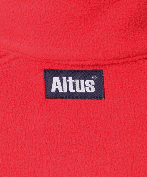 ALTUS（アルタス）の「別注【ALTUS/アルタス】フリースジャケット（ブルゾン・レディース・レッド/チャコールグレー/ブラウン・FREE）」の4枚目の写真