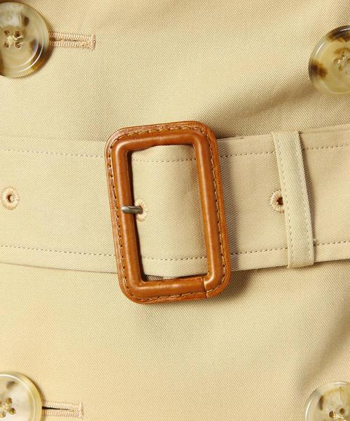 BEAUTY&YOUTH UNITED ARROWS（ビューティーアンドユースユナイテッドアローズ）の「BY TRADITIONAL 80/3 トレンチコート 2 ◆（トレンチコート・レディース・ベージュ・36/38/40）」の12枚目の写真