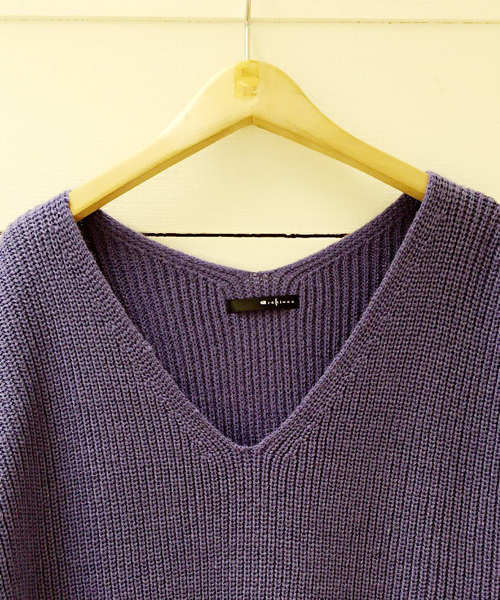 archives（アルシーヴ）の「【ZOZOTOWN限定】スリットニットワンピース（ワンピース・レディース・グレー/モカ/イエロー/アイボリー/サックスブルー・MEDIUM）」の20枚目の写真