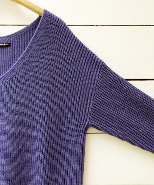 archives（アルシーヴ）の「【ZOZOTOWN限定】スリットニットワンピース（ワンピース・レディース・グレー/モカ/イエロー/アイボリー/サックスブルー・MEDIUM）」の22枚目の写真