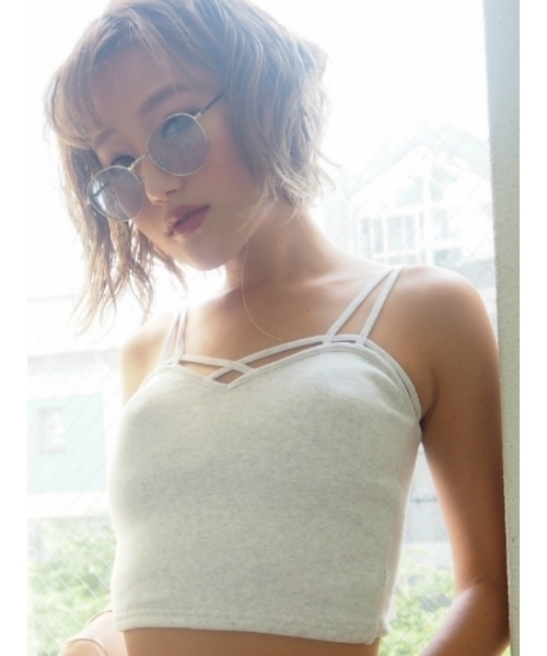 GYDA(ジェイダ)の「バインダービスチェ(ブラジャー・レディース・オフホワイト/グレー/ブラック/レッド/ピンク/グリーン/スカイブルー/その他/イエロー/ボルドー・FREE)」の10枚目の写真