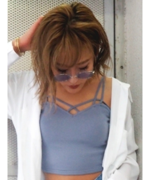 GYDA(ジェイダ)の「バインダービスチェ(ブラジャー・レディース・オフホワイト/グレー/ブラック/レッド/ピンク/グリーン/スカイブルー/その他/イエロー/ボルドー・FREE)」の5枚目の写真