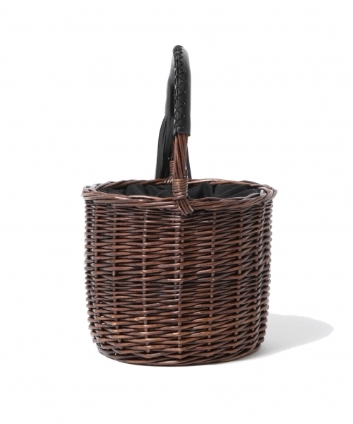 LEPSIM（レプシィム）の「ウィローバケツバッグ　743885（かごバッグ・レディース・ナチュラル/ダークブラウン・ONE SIZE）」の5枚目の写真