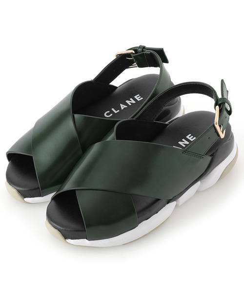 CLANE（クラネ）の「ORPHIC×CLANE CROSS DESIGN SANDAL