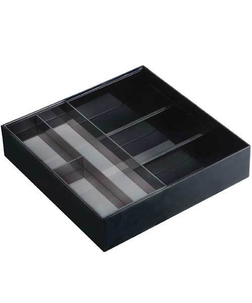 tower（タワー）の「tower (タワー) 伸縮&スライドカトラリートレー（キッチン収納・レディース・ブラック/ホワイト・ONE SIZE）」の9枚目の写真