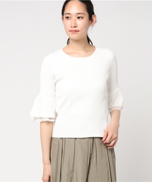 PROPORTION BODY DRESSING | 【美人百花 4月号掲載】ダブルベルフレアーニット(ニット/セーター)