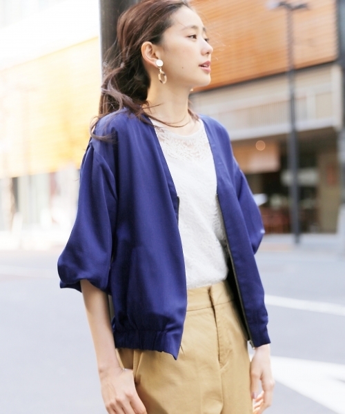 LEPSIM（レプシィム）の「リバーシブルハッスイVネックブルゾン 746872