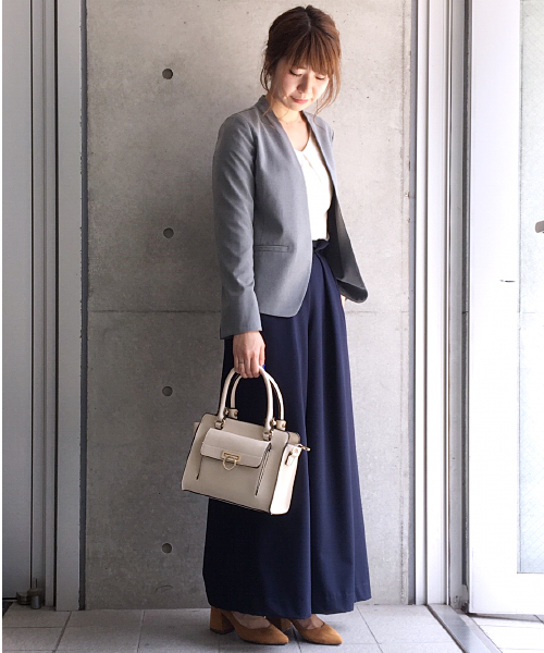 laboratory work(ラボラトリーワーク)の「ノーラペルジャケット(ノーカラージャケット・レディース・グレー/グレー系その他/ブラック・SMALL/MEDIUM)」の14枚目の写真