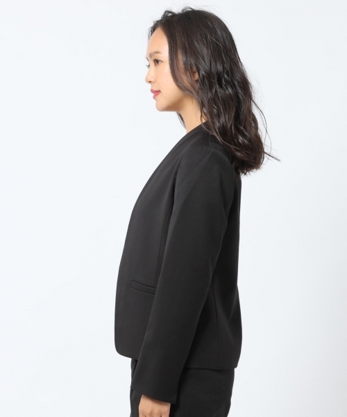 laboratory work(ラボラトリーワーク)の「ノーラペルジャケット(ノーカラージャケット・レディース・グレー/グレー系その他/ブラック・SMALL/MEDIUM)」の18枚目の写真