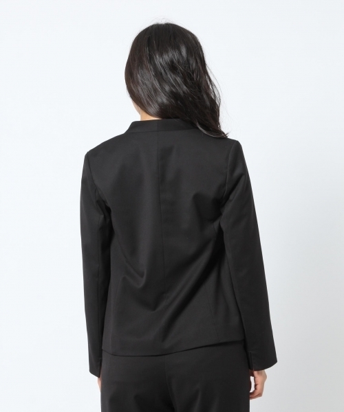 laboratory work(ラボラトリーワーク)の「ノーラペルジャケット(ノーカラージャケット・レディース・グレー/グレー系その他/ブラック・SMALL/MEDIUM)」の19枚目の写真