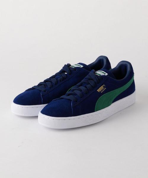 PUMA(プーマ)の「PUMA(プーマ) スウェード クラシック + ◆(スニーカー・レディース・ワインレッド/ネイビー・23cm/25cm/23.5cm/24.5cm/24cm)」の3枚目の写真