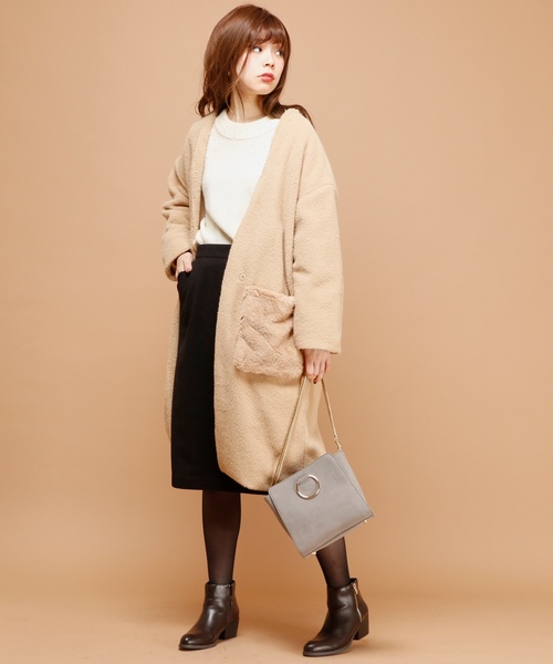natural couture(ナチュラルクチュール)の「ファーポケット natural couture(ナチュラルクチュール)の「ファーポケット