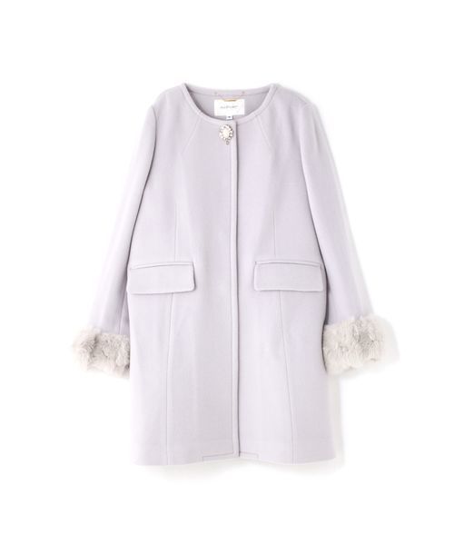 JILL by JILL STUART（ジルバイジルスチュアート）の「ロマンティックカルゼコート（その他アウター・レディース・ベージュ/グレー/ブラック/ライトピンク・SMALL/MEDIUM）」の2枚目の写真