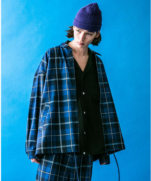 MONKEY TIME（モンキータイム）の「＜monkey time＞ NAVY CHECK COACH