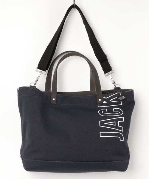 TETE HOMME（テットオム）の「【JACK SPADE】JACKロゴキャンパストートバッグ / NYRU2518（トートバッグ）」 WEAR