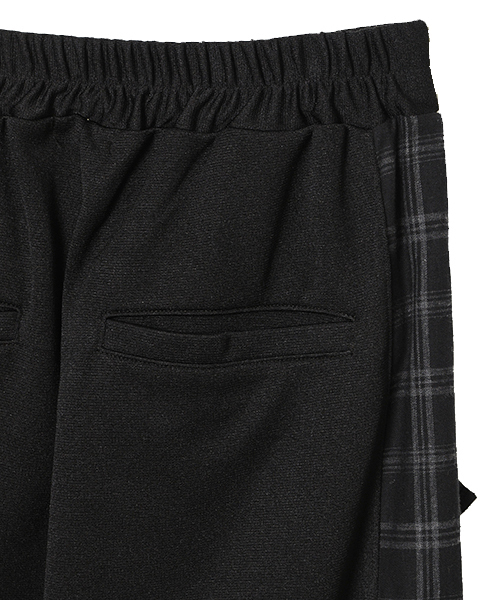 Candy Stripper（キャンディストリッパー）の「CHECK RIBBON TRIMMED JERSET パンツ（その他パンツ・レディース・ブラック/ネイビー・2）」の11枚目の写真