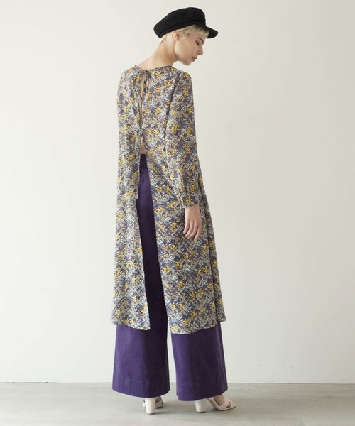 Banner Barrett（バナーバレット）の「CORDUROY PANTS/コーデュロイワイドパンツ（その他パンツ・レディース・ベージュ/パープル/ピンク・38/36）」の9枚目の写真