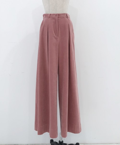 Banner Barrett（バナーバレット）の「CORDUROY PANTS/コーデュロイワイドパンツ（その他パンツ・レディース・ベージュ/パープル/ピンク・38/36）」の14枚目の写真