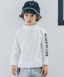 green label relaxing | モックネック袖ロゴプリントプルオーバー(Tシャツ/カットソー)