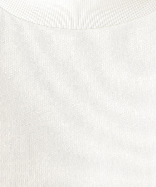 green label relaxing(グリーンレーベルリラクシング)の「モックネック袖ロゴプリントプルオーバー(Tシャツ/カットソー・キッズ・オフホワイト/ワインレッド・95/115/105/135/125)」の11枚目の写真