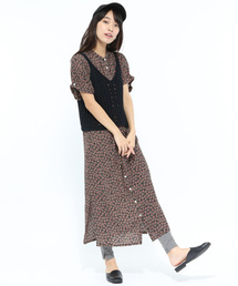 LAKOLE | フロントボタンフローラルワンピース / LAKOLE(ワンピース)