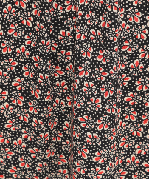 LAKOLE(ラコレ)の「フロントボタンフローラルワンピース / LAKOLE(ワンピース・レディース・ボルドー/ブラック・SMALL/MEDIUM)」の15枚目の写真