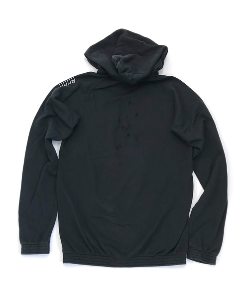 NUMBER (N)INE（ナンバーナイン）の「EXCLUSIVE_EMBLEM_ DAMAGE HOODY SWEATSHIRT（パーカー・メンズ・ブラック・2/4/3）」の5枚目の写真