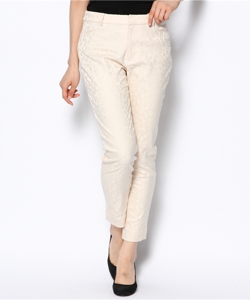 BEAMS LIGHTS Women's（ビームスライツ ウィメンズ）の「◎BEAMS LIGHTS / LEOジャカード パンツ（スラックス・レディース・ベージュ/ネイビー・36/38/40）」の11枚目の写真