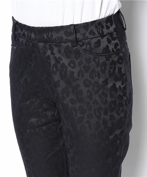 BEAMS LIGHTS Women's（ビームスライツ ウィメンズ）の「◎BEAMS LIGHTS / LEOジャカード パンツ（スラックス・レディース・ベージュ/ネイビー・36/38/40）」の5枚目の写真