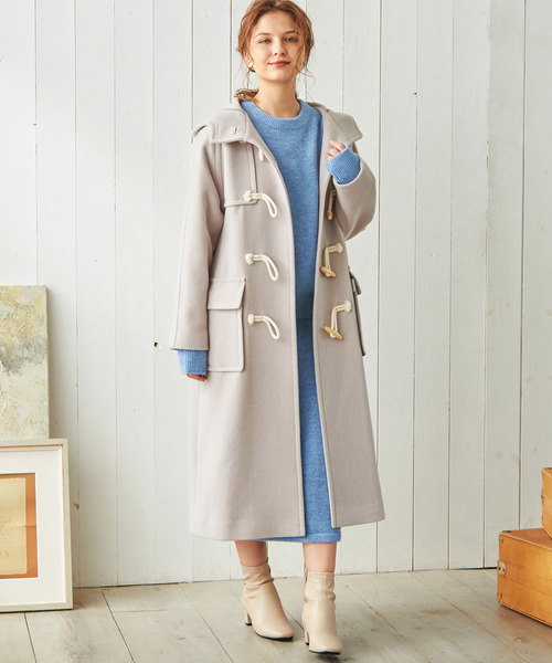 （新品　タグ付き✨）ドゥアルシーヴ　DOUXARCHIVES ロングコート　F Doux archives（ドゥアルシーヴ）の「ロングダッフルコート