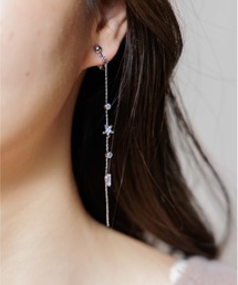 フラワートゥインクルイヤリング