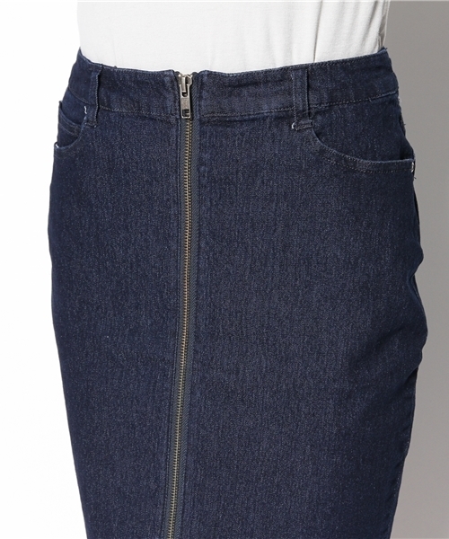 WHO'S WHO gallery（フーズフーギャラリー）の「【WEB限定価格】ZIPデニムパッチタイトスカート（スカート・レディース・インディゴブルー/ブラック/その他20・FREE）」の6枚目の写真