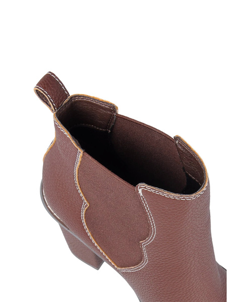 ALEXIA STAM（アリシアスタン）の「Side Gore Short Boots/サイドゴアブーツ（ブーツ・レディース・ブラック/ブラウン/アイボリー・S）」の21枚目の写真