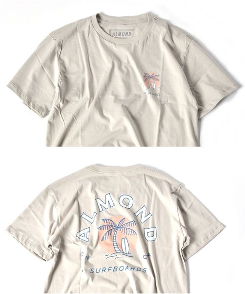SHIPS JET BLUE(シップスジェットブルー)の「ALMOND SURF:プリントTシャツ(Tシャツ/カットソー・メンズ・ホワイト/ブラック/ネイビー/グレー/マスタード・MEDIUM/LARGE/X-LARGE)」の10枚目の写真