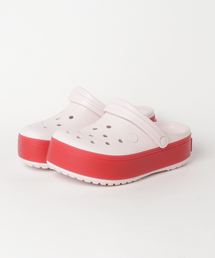 crocs クロックス Crocband Platform Clog 205434-6QB　B Pink/Pepper