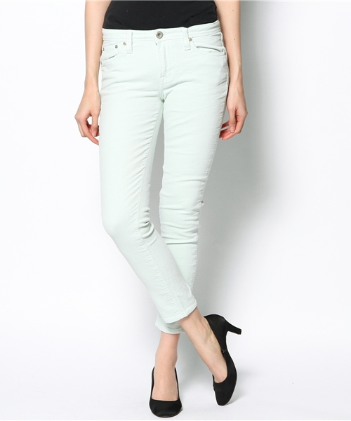 Another Edition（アナザーエディション）の「AE STRC CORD PT（その他パンツ・レディース・オフホワイト/ライム/ネイビー・SMALL/MEDIUM）」の2枚目の写真