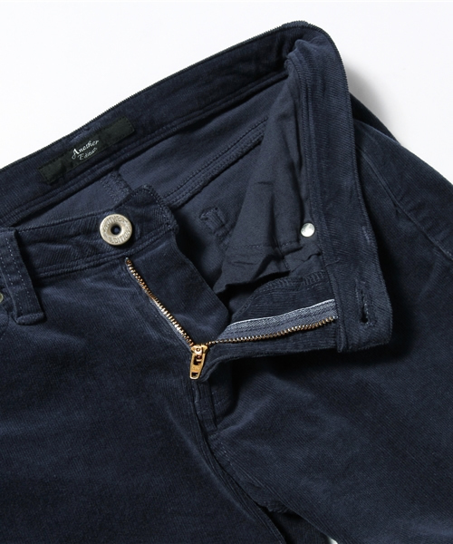 Another Edition（アナザーエディション）の「AE STRC CORD PT（その他パンツ・レディース・オフホワイト/ライム/ネイビー・SMALL/MEDIUM）」の4枚目の写真