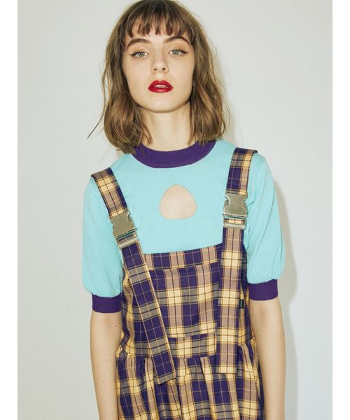 jouetie（ジュエティ）の「バックルジャンスカ（ワンピース・レディース・ブラック/ベージュ/パープル/オレンジ・MEDIUM）」の16枚目の写真