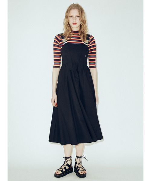 jouetie（ジュエティ）の「バックルジャンスカ（ワンピース・レディース・ブラック/ベージュ/パープル/オレンジ・MEDIUM）」の13枚目の写真