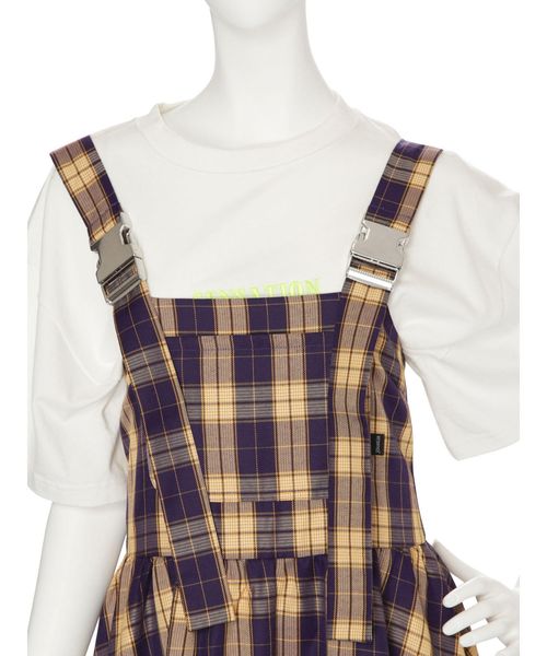 jouetie（ジュエティ）の「バックルジャンスカ（ワンピース・レディース・ブラック/ベージュ/パープル/オレンジ・MEDIUM）」の17枚目の写真