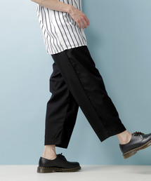 MONO-MART | 綿麻ワイドアンクルイージーパンツ/シェフパンツ(その他パンツ)