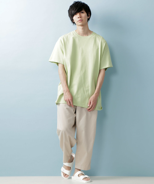 MONO-MART（モノマート）の「綿麻ワイドアンクルイージーパンツ/シェフパンツ（その他パンツ・メンズ・ホワイト/ブラック/ベージュ/ネイビー/カーキ・LL/M/L）」の16枚目の写真