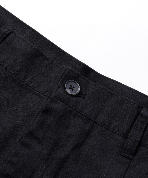 MONO-MART（モノマート）の「綿麻ワイドアンクルイージーパンツ/シェフパンツ（その他パンツ・メンズ・ホワイト/ブラック/ベージュ/ネイビー/カーキ・LL/M/L）」の9枚目の写真