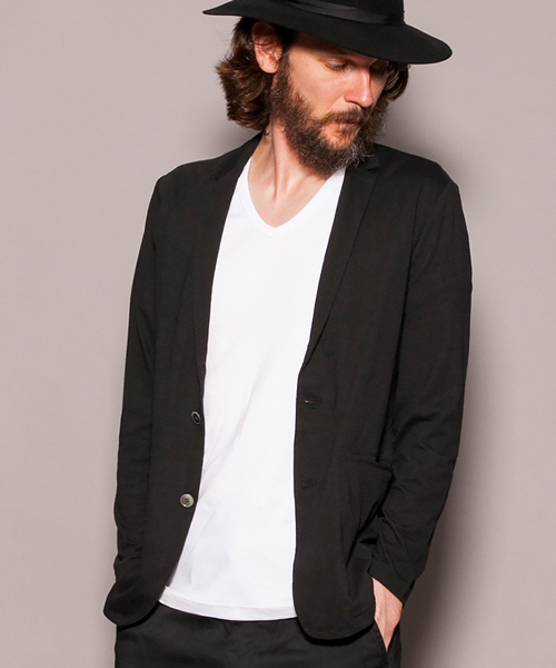 BEAUTY&YOUTH UNITED ARROWS(ビューティーアンドユースユナイテッドアローズ)の「【WEB限定】by ∴ トライ ブレンド TEE ジャケット ◆(テーラードジャケット・メンズ・ブラック/グレー/ネイビー・MEDIUM/SMALL/X-LARGE/LARGE)」の2枚目の写真