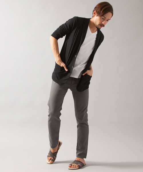 BEAUTY&YOUTH UNITED ARROWS(ビューティーアンドユースユナイテッドアローズ)の「【WEB限定】by ∴ トライ ブレンド TEE ジャケット ◆(テーラードジャケット・メンズ・ブラック/グレー/ネイビー・MEDIUM/SMALL/X-LARGE/LARGE)」の8枚目の写真