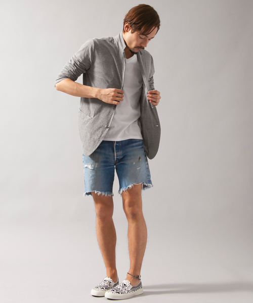 BEAUTY&YOUTH UNITED ARROWS(ビューティーアンドユースユナイテッドアローズ)の「【WEB限定】by ∴ トライ ブレンド TEE ジャケット ◆(テーラードジャケット・メンズ・ブラック/グレー/ネイビー・MEDIUM/SMALL/X-LARGE/LARGE)」の7枚目の写真