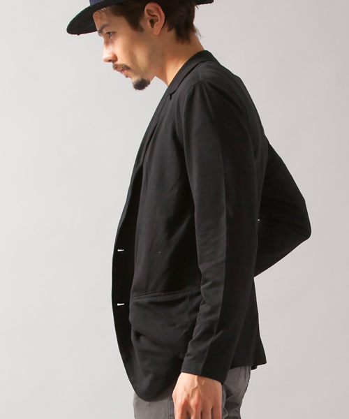 BEAUTY&YOUTH UNITED ARROWS(ビューティーアンドユースユナイテッドアローズ)の「【WEB限定】by ∴ トライ ブレンド TEE ジャケット ◆(テーラードジャケット・メンズ・ブラック/グレー/ネイビー・MEDIUM/SMALL/X-LARGE/LARGE)」の5枚目の写真