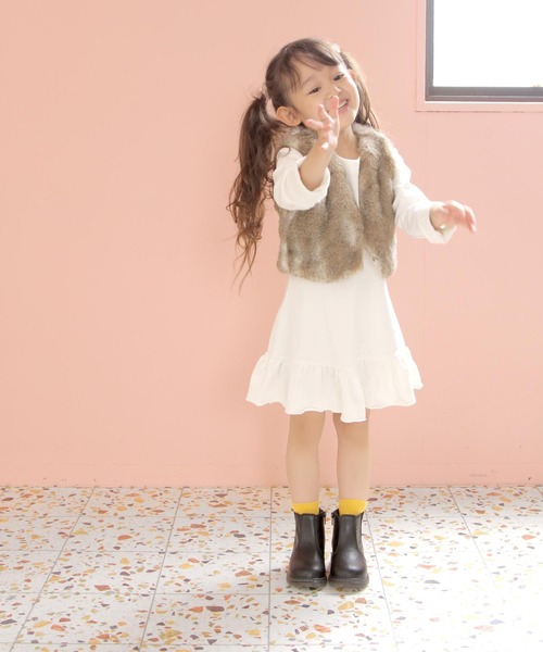 SOROTTO（ソロット）の「ファスナー付き サイドゴアブーツ（ブーツ・キッズ・ホワイト/ブラック/ダークブラウン/ライトブラウン・22.0cm/16.0cm/17.0cm/18.0cm/19.0cm/20.0cm/21.0cm）」の7枚目の写真